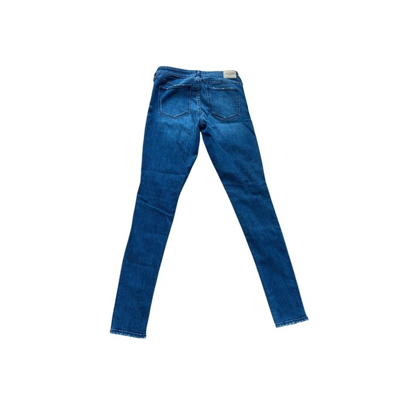 Abercrombie &‎ Fitch Super Skinny Distressed Dark Wash Jeans - Picture 6 of 7